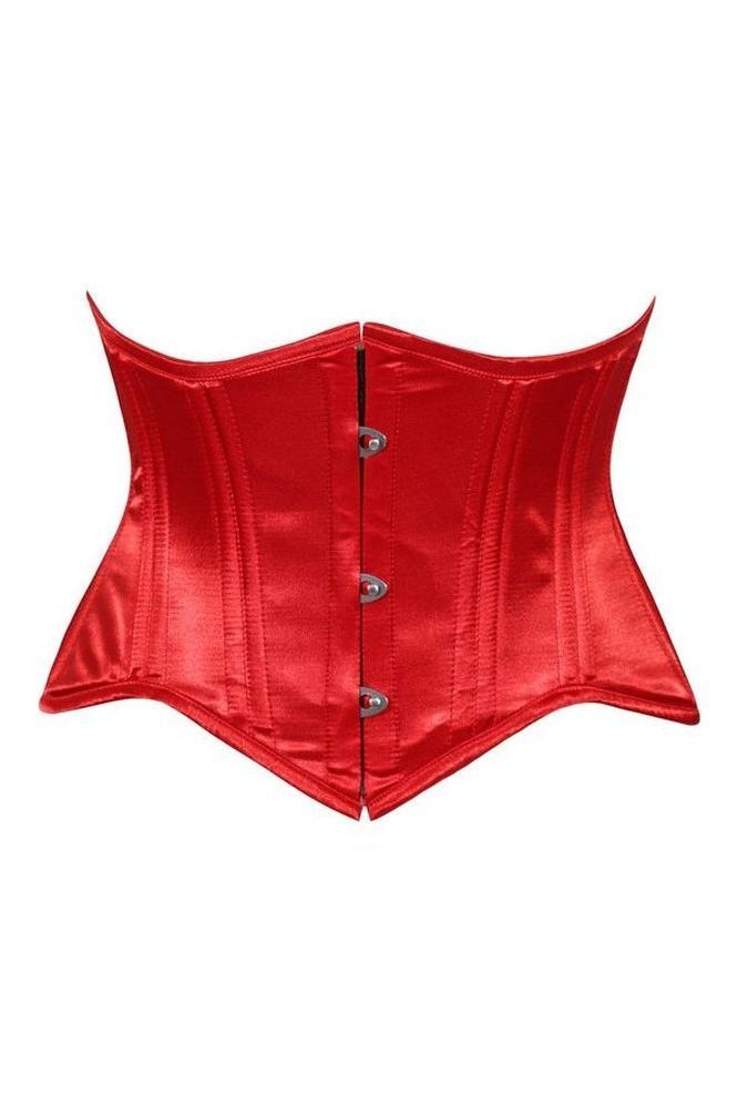 Daisy Corsets Lavish Satin Mini Cincher Underbust Corset Waist Cincher Busk Closure