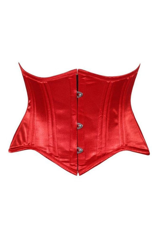 Daisy Corsets Lavish Satin Mini Cincher Underbust Corset Waist Cincher Busk Closure