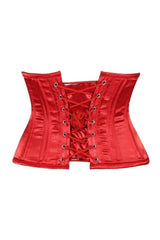 Daisy Corsets Lavish Satin Mini Cincher Underbust Corset Waist Cincher Busk Closure