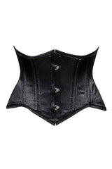 Daisy Corsets Lavish Satin Mini Cincher Underbust Corset Waist Cincher Busk Closure