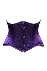 Daisy Corsets Lavish Satin Mini Cincher Underbust Corset Waist Cincher Busk Closure