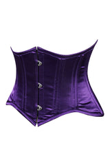 Daisy Corsets Lavish Satin Mini Cincher Underbust Corset Waist Cincher Busk Closure