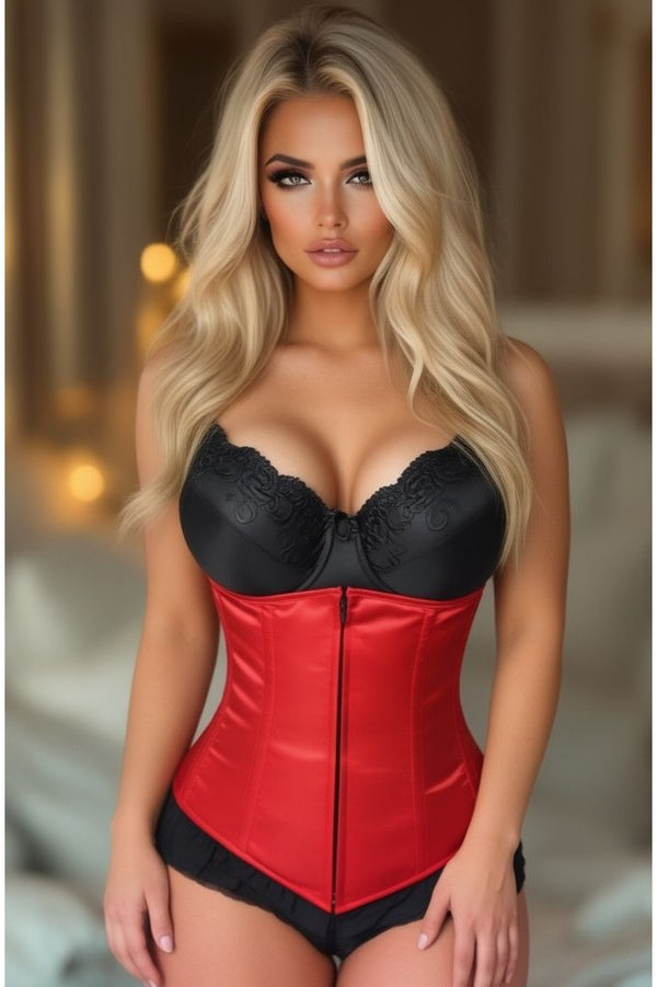 Daisy Corsets LIMITED EDITION Lavish Red Underbust Zipper Corset