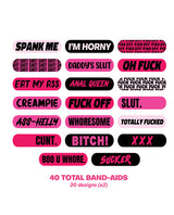 Neva Nude Naughty XXX Ouchie Stix Bandages - Pack of 40