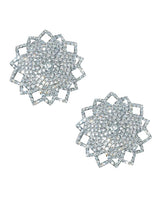 Neva Nude Ice Crystal Jewel Reusable Silicone Nipple Pasties Clear