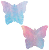 Neva Nude Queen Status Plus Size Butterfly Nipple Cover Pasties - Pink/Blue