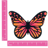 Neva Nude Velvet Butterfly Kisses Pasties - Orange