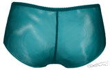 Olive Embroidery Mesh Briefs