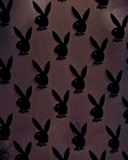 Roma Confidential Playboy Bunny Noir Slip Gown Black Queen Plus Size