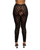 Playboy Burnout Bunny Footless Tights