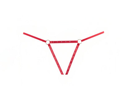 Allure Lingerie Ashley Garter & Panty Set Red