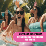 Neva Nude Shimmer Holographic Queen Status Plus Size Mermaid Shell Pasties - Opal