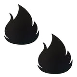 Neva Nude Rainbow Reflective Flirty Flame Pasties - Multicolor