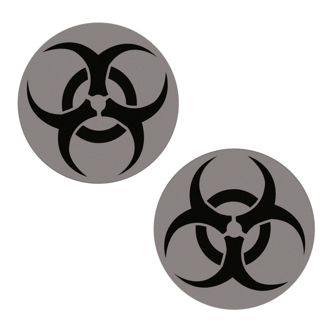 Neva Nude Biohazard Toxic Reflective Glitter Pasties - Black