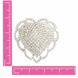 Neva Nude Whole Hearted Sparkle Crystal Jewel Reusable Silicone Pasties