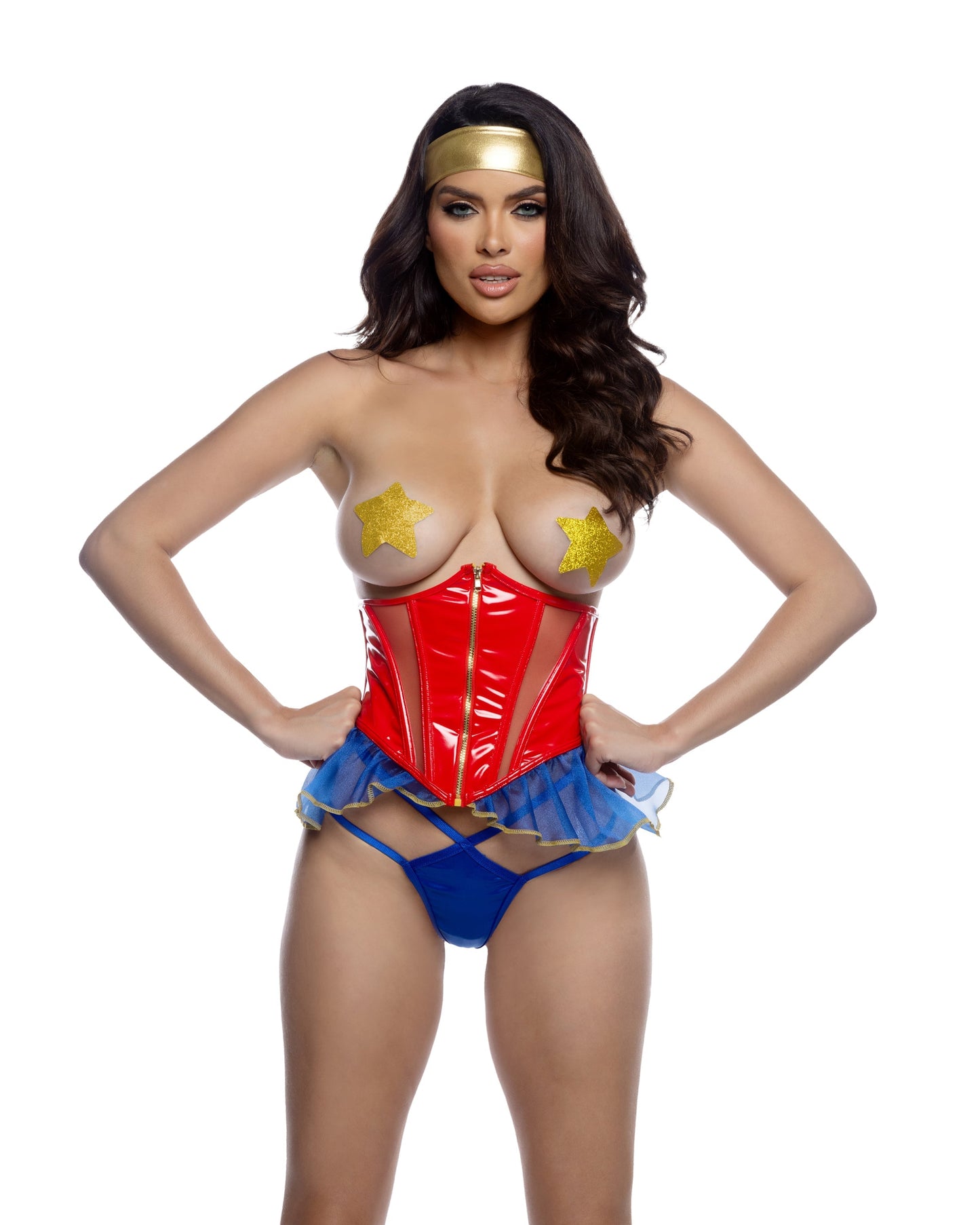 Roma Confidential Smoldering Wonder Waspie Corset Bedroom Costume Set