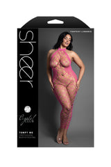 Fantasy Lingerie Queen Sheer Tempt Me Crotchless Bodystocking