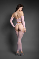 Fantasy Lingerie Sheer Last Call 3pc Bodystocking Set