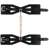 Sex & Mischief Brat Handcuffs Rose Gold/Black