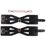 Sex & Mischief Brat Handcuffs Rose Gold/Black