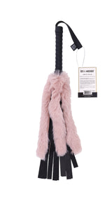 Sex & Mischief Brat Faux Fur Flogger Pink/Black