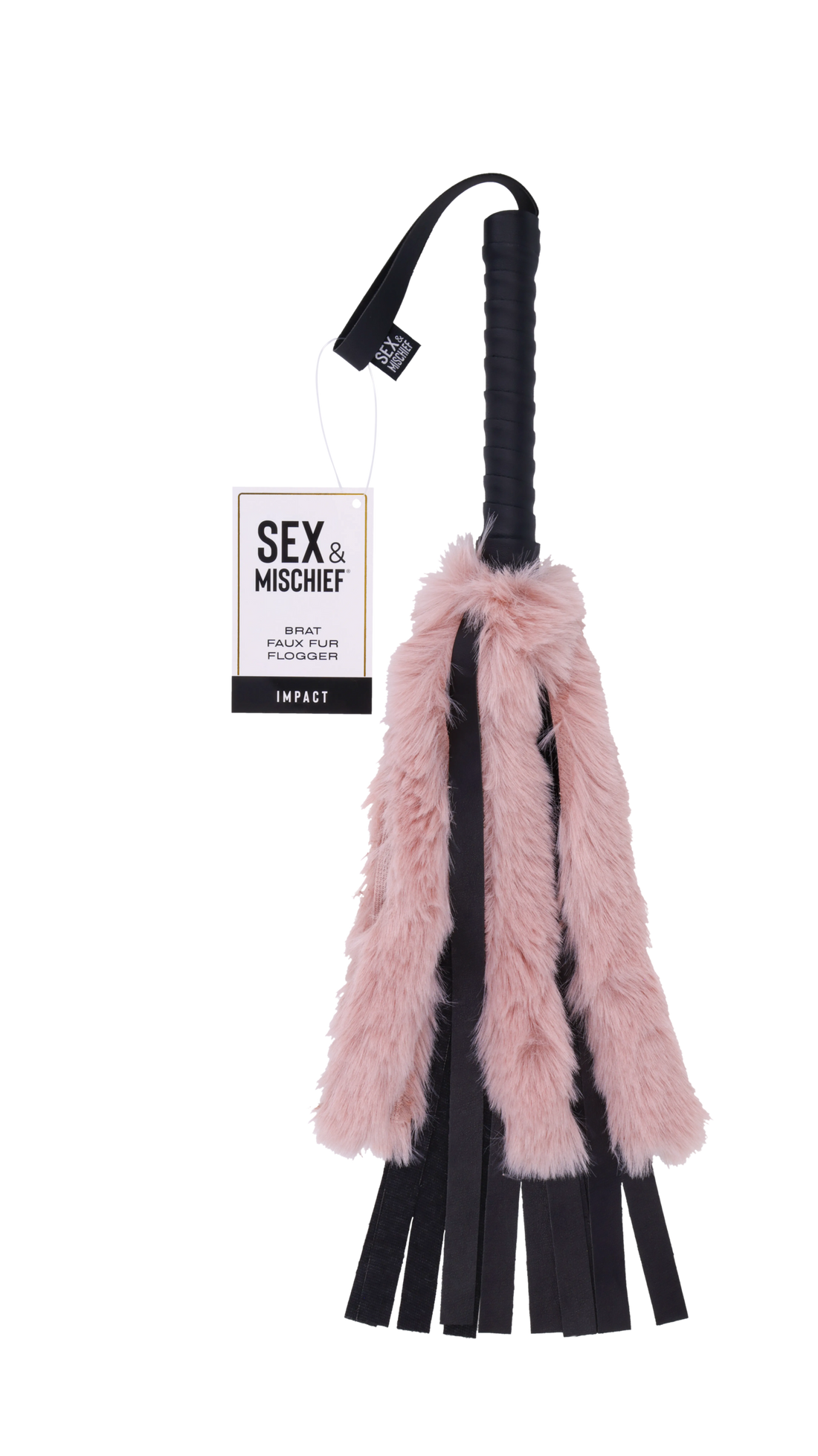 Sex & Mischief Brat Faux Fur Flogger Pink/Black