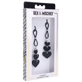 Sex & Mischief Heart Nipple Ties