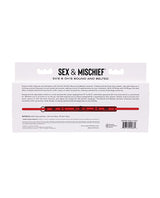 Sex & Mischief Ex's & Oh's Bound & Belted - Red/Black