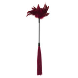 Sex & Mischief Enchanted Feather Tickler - Burgundy