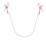 Sex & Mischief Peaches 'n CreaMe Pearl Nipple Clamps