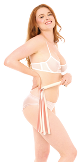 Sex & Mischief Peaches 'n CreaMe Stripe Flogger