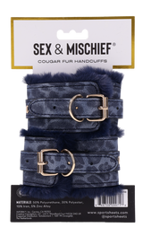 Cougar Fur Handcuffs