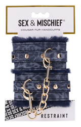 Cougar Fur Handcuffs