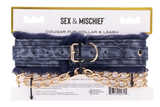 Cougar Fur Collar & Leash