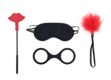 Sex & Mischief Ex's & Oh's Kiss Kit - Red/Black