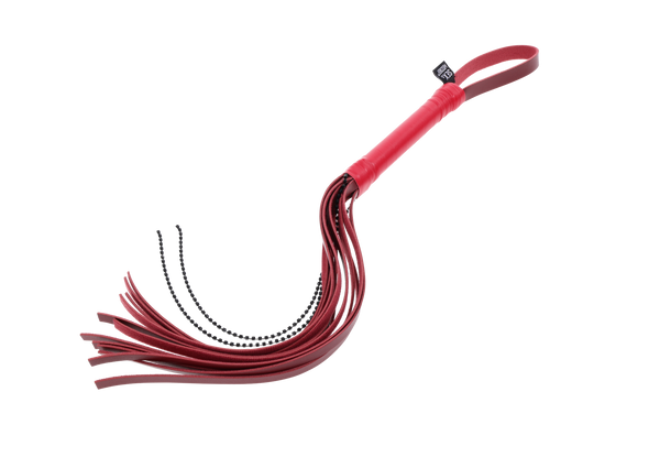Sex & Mischief Ex's & Oh's Crystal Flogger - Red