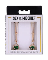 Sex & Mischief Indica Crystal Nipple Clips