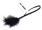 Sex & Mischief Peaches 'n CreaMe Wrist Feather Tickler - Black