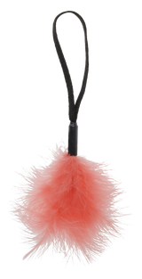Sex & Mischief Peaches 'n CreaMe Wrist Feather Tickler - Peach