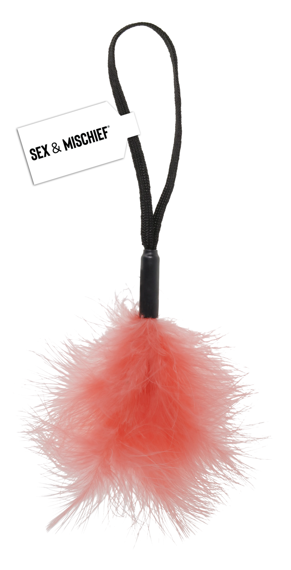 Sex & Mischief Peaches 'n CreaMe Wrist Feather Tickler - Peach