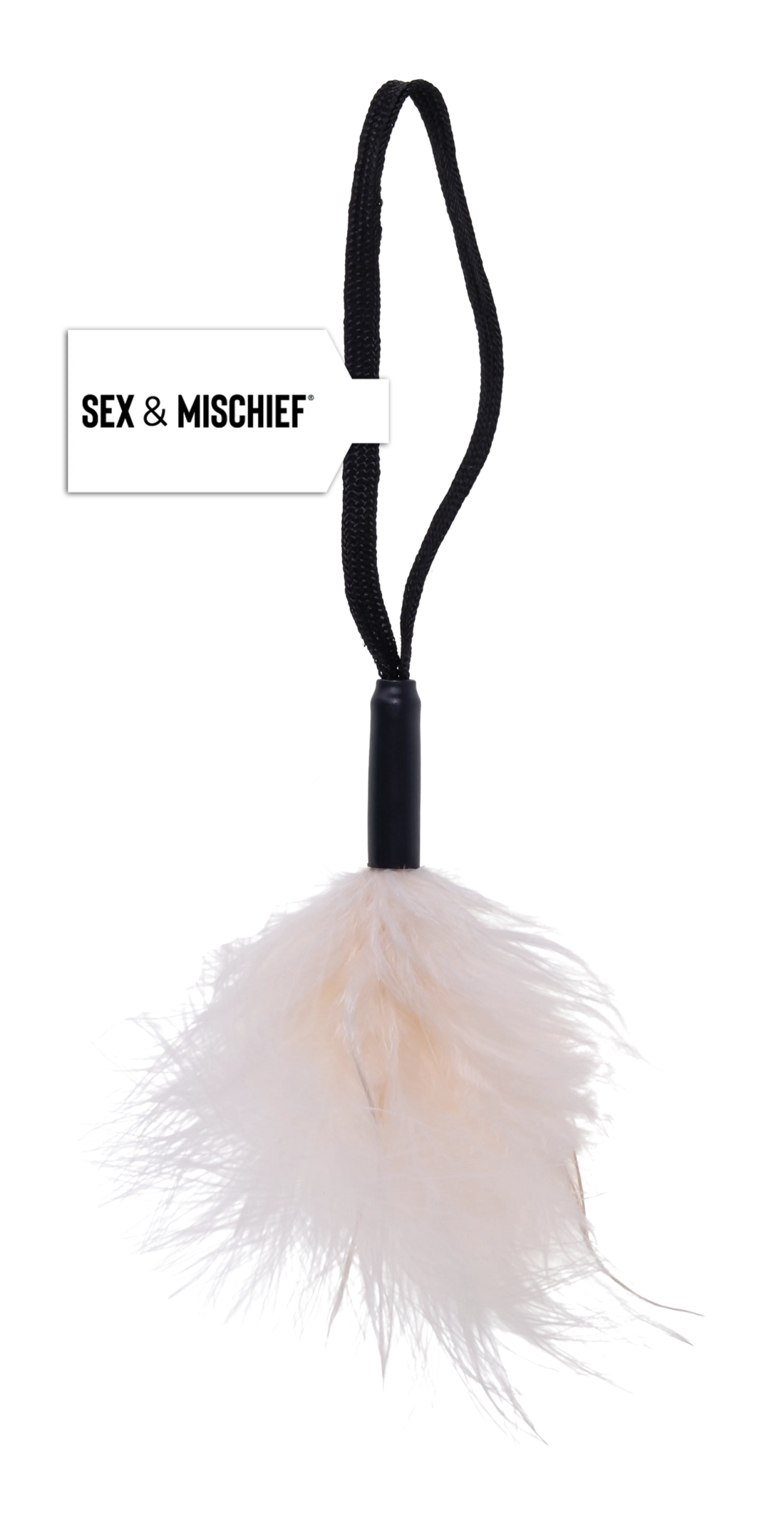 Sex & Mischief Peaches 'n CreaMe Wrist Feather Tickler - CreaMe