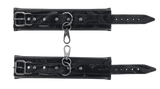 Sportsheets Velvet Noir Handcuffs - Black