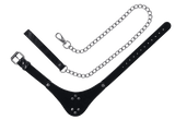 Sportsheets Velvet Noir Collar & Leash - Black