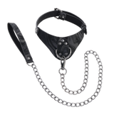Sportsheets Velvet Noir Collar & Leash - Black