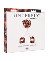 Sincerely Amber Neck & Wrist Restraint Translucent