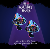 Neva Nude Aztec Rave Blacklight Toadstool Pasties - Multicolor