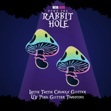 Neva Nude Laffie Taffie Blacklight Chunky Glitter Toadstool Pasties - Multicolor
