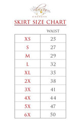 Daisy Corsets Red Patent Skirt