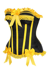 Daisy Corsets Top Drawer 2 PC Burlesque Steel Boned Corset & Bloomer Set