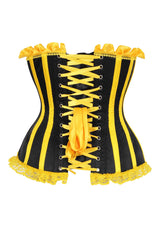 Daisy Corsets Top Drawer 2 PC Burlesque Steel Boned Corset & Bloomer Set